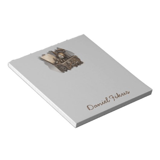 Schatztruhen Personalisiert Notizblock (angewinkelt)