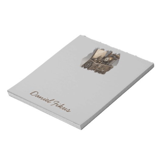 Schatztruhen Personalisiert Notizblock (Rotiert)