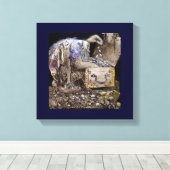 Schatztrull Leinwanddruck (Insitu (Holzboden))