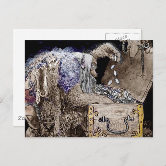 Schatztrull Postkarte (Vorne/Hinten)