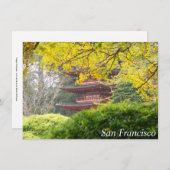 Schatzturm Pagoda, San Francisco Karte (Vorne/Hinten)
