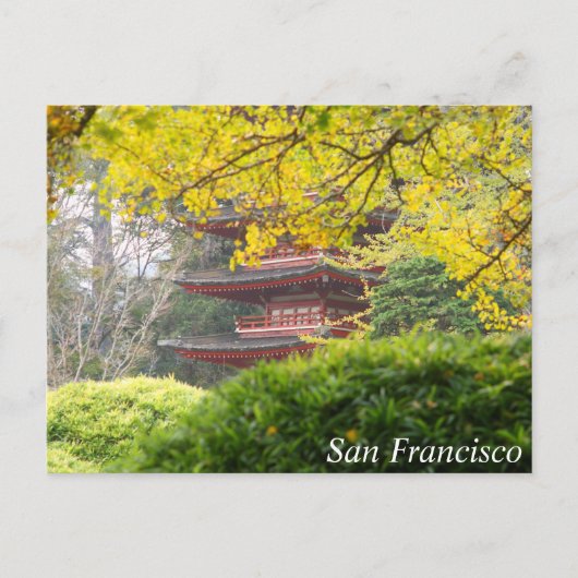 Schatzturm Pagoda, San Francisco Postkarte (Vorderseite)