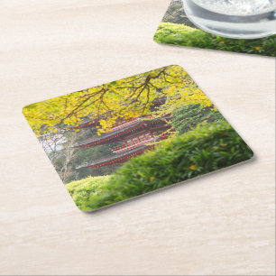 Schatzturm Pagoda, San Francisco Rechteckiger Pappuntersetzer