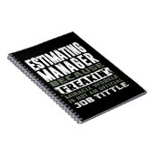 Schätzung des Managers Notizblock (Rechte Seite)