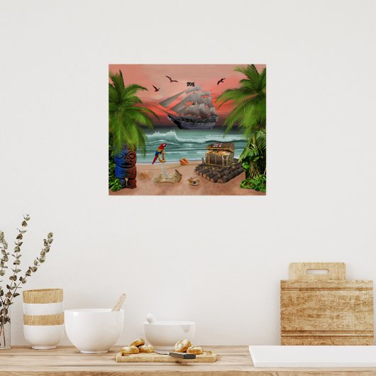 SCHÄTZUNGSANTRAG FÜR PIRATEN POSTER (Küche)