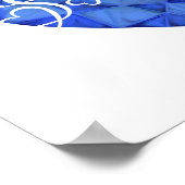 Schatzweisheit wie ein Sapphire Art Poster (Ecke)