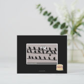 Schau ab! postkarte (Stehend Vorderseite)