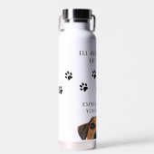 Schau auf deinen lustigen Hund Trinkflasche (Vorne)