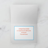 Schau! Benutzerdefinierte 5. Klasse Abschlusskart Karte (Innenseite)