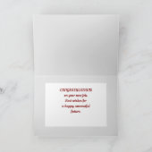 Schau! Benutzerdefinierte Glückwunsch auf der neue Karte (Innenseite)