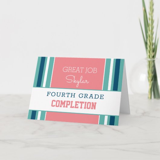 Schau! Benutzerdefinierte Grade Vervollständigungs Karte (Vorderseite)