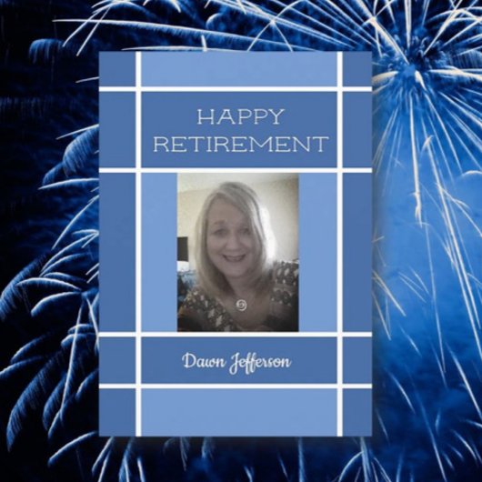 Schau! Besondere Foto-Rücktrittskarte Karte