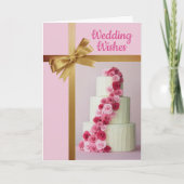 Schau! Beste Wünsche für Hochzeitskarte Karte (Vorderseite)