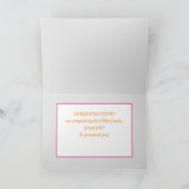 Schau! Custom Fifth grade Abschlusskarte! Karte (Innenseite)