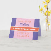 Schau! Custom Junior High Abschluss Karte! Karte (Gelbe Blume)