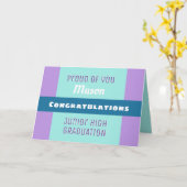 Schau! Custom Junior High Abschluss Karte! Karte (Gelbe Blume)