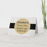 Schau! DEAN's LIST-Gelehrte-Glückwunsch-Karte