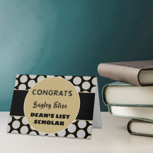 Schau! DEAN's LIST-Gelehrte-Glückwunsch-Karte Karte