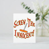 Schau den Unschuldigen! Postkarte (Stehend Vorderseite)