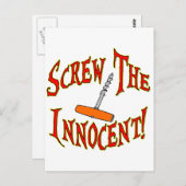 Schau den Unschuldigen! Postkarte (Vorne/Hinten)