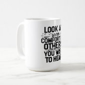 Schau dich an kaffeetasse (Vorderseite Links)