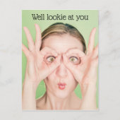 Schau dich an postkarte (Vorderseite)