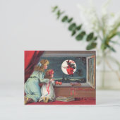 Schau! Die Hexenmondnacht! Vintag Postkarte (Stehend Vorderseite)