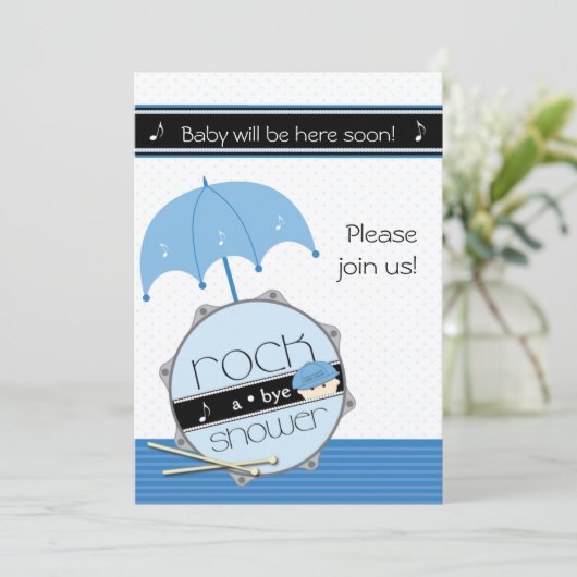 Schau die Welt aus, hier trolle ich! BabyShower-Ei Einladung (Stehend Vorderseite)