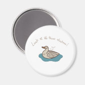 Schau dir all diese Hühner an! Magnet (Vorderseite/Rückseite)