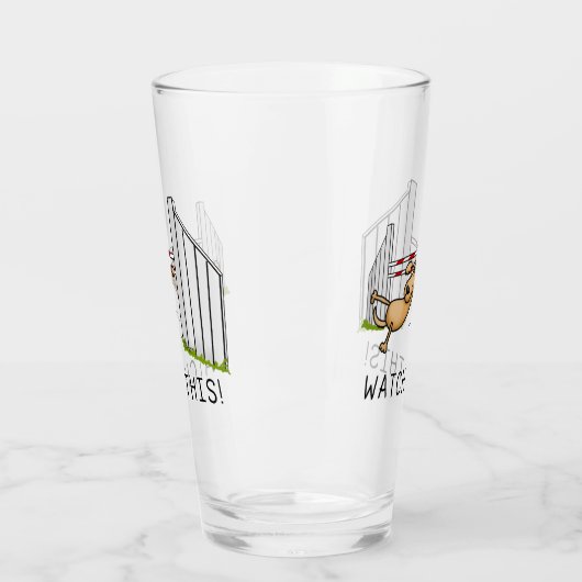 Schau dir das an! Hund - Agility lustig schwingend Glas (Links)