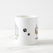 Schau dir das an! Hund - Agility lustig schwingend Kaffeetasse (Mittel)