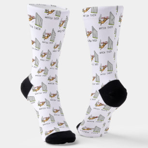 Schau dir das an! Hund - lustiges Agility Socken