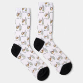 Schau dir das an! Hund - lustiges Agility Socken (Rechts)