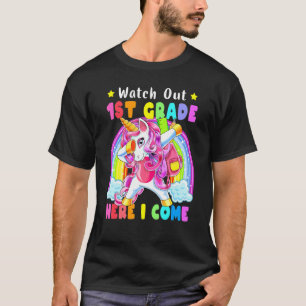 Schau dir das magische Einhorn der ersten Klasse z T-Shirt