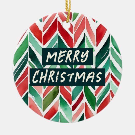 Schau dir die Hallen deines Geistes Weihnachten an Keramik Ornament (Vorne)