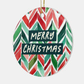 Schau dir die Hallen deines Geistes Weihnachten an Keramik Ornament (Links)