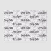 Schau dir die Hallen Traditionelle Weihnachtsbrief Seidenpapier (Vorderseite)