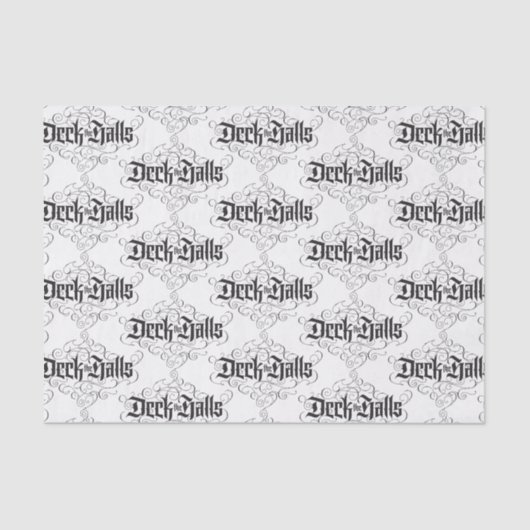 Schau dir die Hallen Traditionelle Weihnachtsbrief Seidenpapier (Vorderseite)