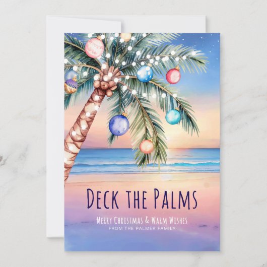 Schau dir die Weihnachten am Palms Beach an (Vorderseite)