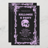 Schau dir dieses Halloween beängstigend an Einladung (Vorne/Hinten)