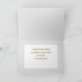 Schau! Ehrenkarte für Glückwünsche Karte (Innenseite)