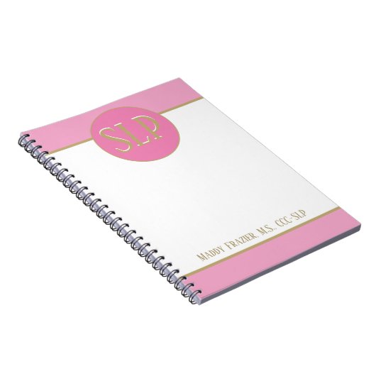 Schau! Individuelles SLP-Spiralnotebook Notizblock (Rechte Seite)