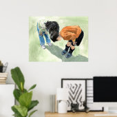 Schau mal, ein Ladybug! Drucken Poster (Heimbüro)