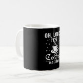 Schau mal, es ist Kaffee oder Uhr Kaffeetasse (Vorderseite Links)