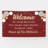 Schau mal! Fun Confetti Class Wiedersehen-Banner Banner (Horizontal)