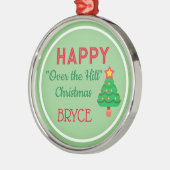 Schau mal! Über dem Hügel Weihnachtsschmuck (Links)