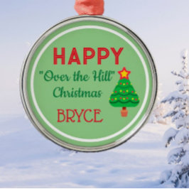 Schau mal! Über dem Hügel Weihnachtsschmuck