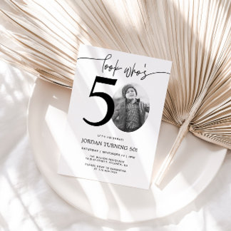 Schau mal, wer 50 ist | Foto 50. Geburtstag Einlad Einladung