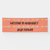 Schau mal, wer ein Baby hat! Banner (Horizontal)