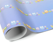Schau mal, wer ein Baby hat! Geschenkpapier (Rolleneckpunkt)